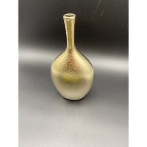 Torre And Tagus Gold Colored Bud Vase‎